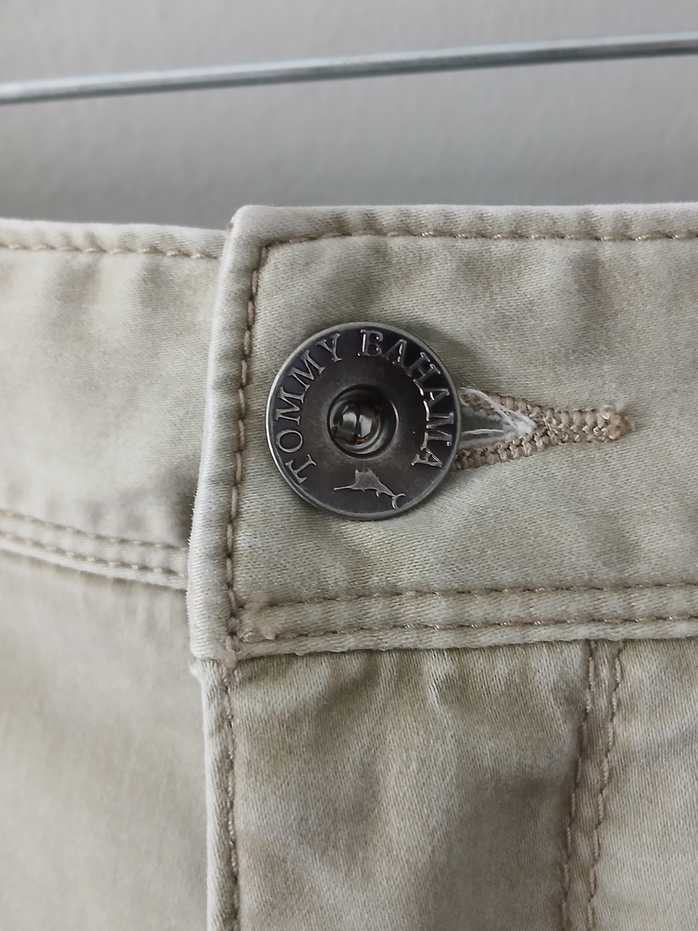 Tommy Bahama Men's Size 48 x 30 Boracay Chino 5 Pocket Flat Front Khaki Pants - Picture 8 of 15